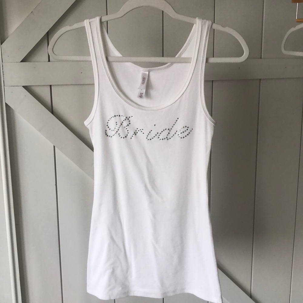 Bride tank top
